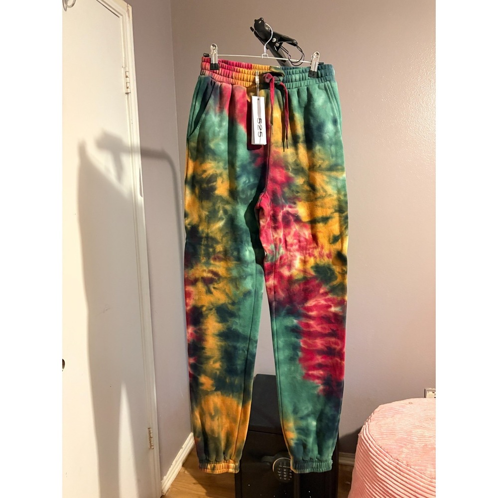 525 Multicolor Tie Dye Joggers Women Sz S - NWT